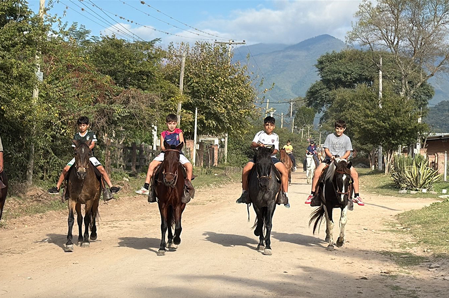 Imagen del campamento de sexto grado